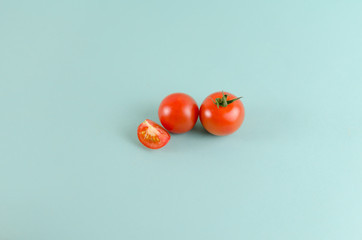 Wall Mural - Tomatoes in a bowl, foods concept image