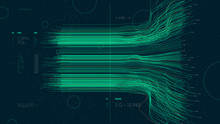 Information Artificial Neural Network, Cluster Analysis Of Big Data, Computer Intelligent Technologies, Vector Illustration