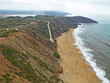 Cliffs and beach at Gralha, Portugal	
