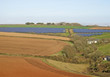 Solar farm on the Rame peninsular, Cornwall