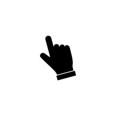 Hand Cursor icons set, click icon vector design