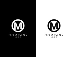 Letter OM, MO initial logotype company name design. vector logo for business and company identity