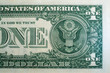 © bigjom - back side of one dollar bills background