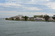 East Potomac Park and Hains Point during the spring cherry blossom season in Washington DC.
