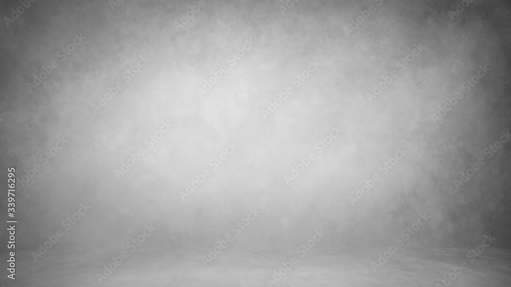 Gray light background backdrop studio, wall and floor with texture. - obrazy, fototapety, plakaty 