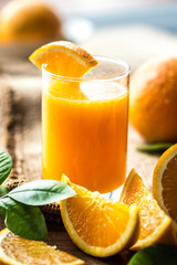 Wall Mural - Fresh orange juice