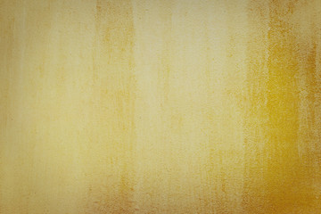 Canvas Print - Yellow paint on paper