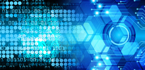 blue cyber circuit future technology concept background