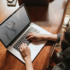 Laptop screen mockup