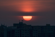 Východ Slunce Nad Prahou.