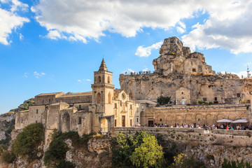 Troglodyte city of Matera in Italy