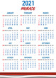 © Oleksandr - Monaco Calendar with flag. Month, day, week. Simply flat design. Vector illustration background for desktop, business, reminder, planner