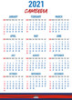 © Oleksandr - Cambodia Calendar with flag. Month, day, week. Simply flat design. Vector illustration background for desktop, business, reminder, planner