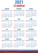 © Oleksandr - Slovakia Calendar with flag. Month, day, week. Simply flat design. Vector illustration background for desktop, business, reminder, planner