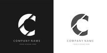 C Letter Modern Logo Broken Design