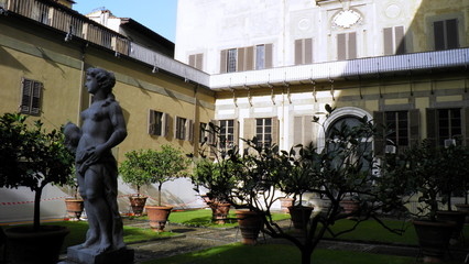 Wall Mural - man walking in the park