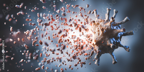 Fotomural Kill, remove and eliminate coronavirus