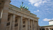 Famous landmark in Berlin - The Brandenburg Gate called Brandenburger Tor