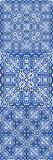 Fototapeta Kuchnia - Traditional ornate portuguese azulejos.