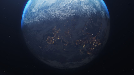 Wall Mural - Planet Earth. Elements of this image furnished by NASA.
