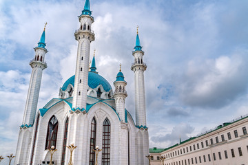 The view of kazan mosque in tatarstan