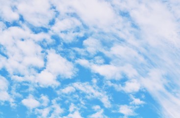 blue sky with clouds