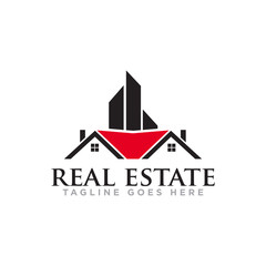 Wall Mural - Real Estate Logo Design Vector