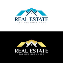 Wall Mural - Real Estate Logo Design Vector