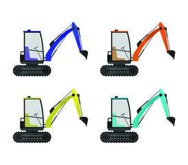 Sticker - excavator icon