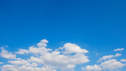 Wall Mural - cloud on blue skylight.scene sunny outdoor daylight.cloudscape nature outdoor ozone oxygen.air cloud