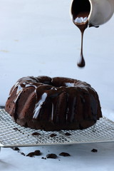 Wall Mural - Chocolate bundt cake