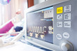 © farizun amrod - Image of medical ventilator. Hospital respiratory ventilation. Patient life saving machine. Intensive care unit ventilator