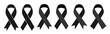 © 4zevar - Mourning and melanoma support symbol