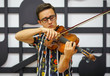 © isayurtsever - Young musician playing the violin, Close Up, Playing his handmade violin with great success