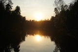 Fototapeta  - Sonnenuntergang am See