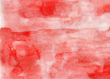 Abstract Red Background White And Red Watercolor Paint