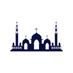 Mosque icon vector Illustration design template