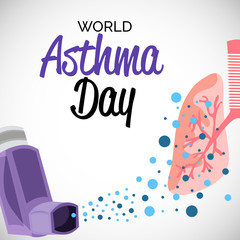 Wall Mural - World Asthma Day