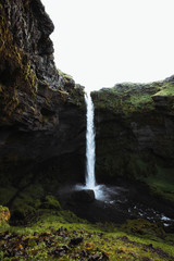 Wall Mural - Kvernufoss waterfall in Iceland