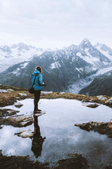 Wall Mural - Hiking in Chamonix