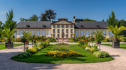 Sightseeing of Strasbourg. Parc de l orangerie and the Josephine Pavilion. City Park and popular tourist attraction.