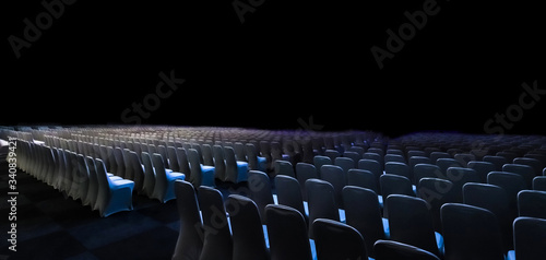 Cuadros en Lienzo empty chairs in large Conference hall for Corporate Convention or Lecture