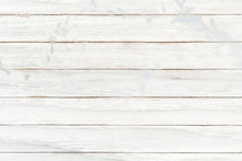 White Wooden Wall Background