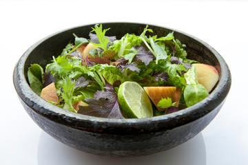 Poster - Vegetarian favorite, continental breakfast lettuce salad with diverse vegetables