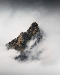 Wall Mural - Misty Julian Alps in Slovenia