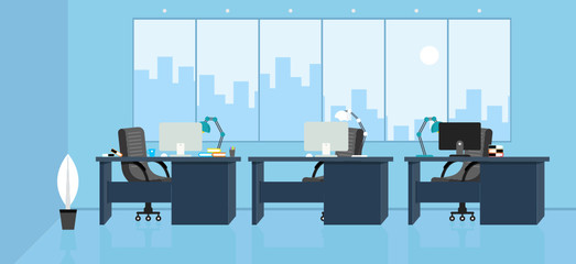 office  learning and teaching To work Using a design program vector illustration