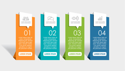 Infographic design template with place for your data. Vector illustration.