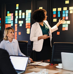 Wall Mural - Business people in a meeting