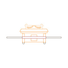 Ark Of The Covenant, Relic Of Christianity, Illustration For Web And Mobile Design.
