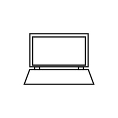 Wall Mural - Laptop And Connection Icon Vector Design Template